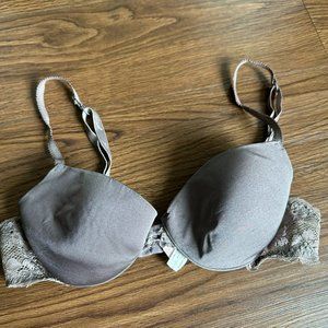 Vintage Underwire Lightly Lined Brown Lace Victoria's Secret Angels IPEX 34B